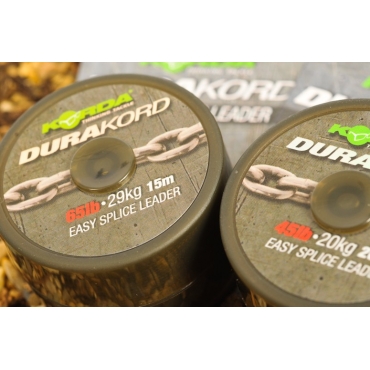 Korda Dura Kord Dyneema Spliceable Leader 45lb - 20m